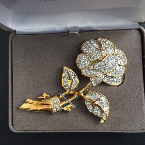 Nolan Miller Glamour Collection Flower Pin
